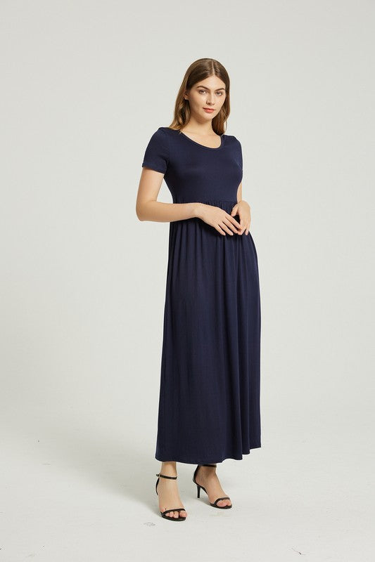 Annva USA Women's Summer Casual Maxi Dress With Pocket