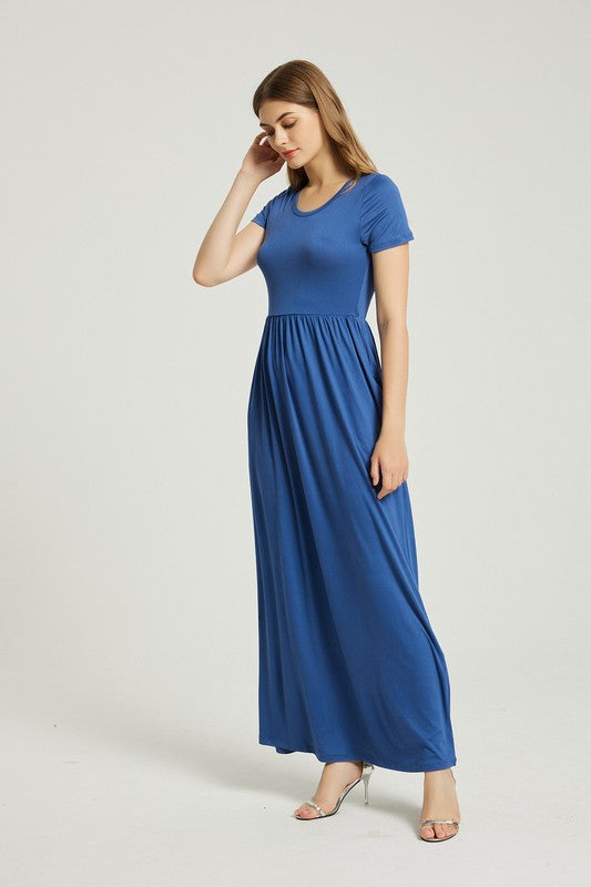 Annva USA Women's Summer Casual Maxi Dress With Pocket