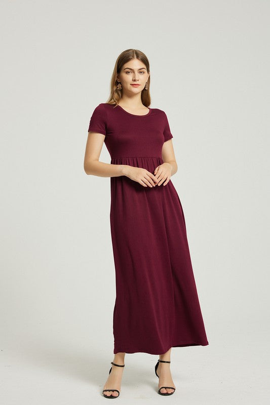 Annva USA Summer Casual Maxi Dress With Pocket