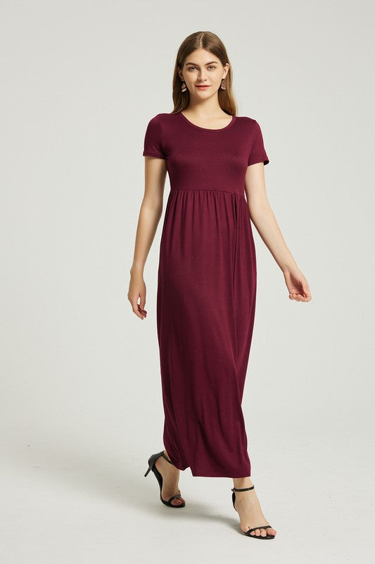 Annva USA Summer Casual Maxi Dress With Pocket