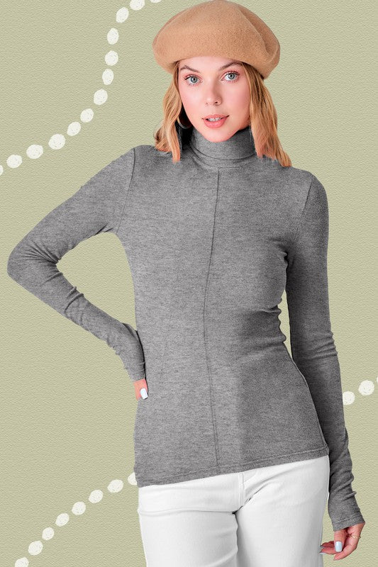 La Miel Julie Turtle Neck Top