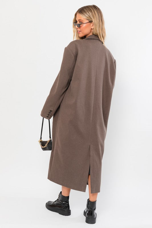 Load image into Gallery viewer, LE LIS Straight Blazer Long Coat
