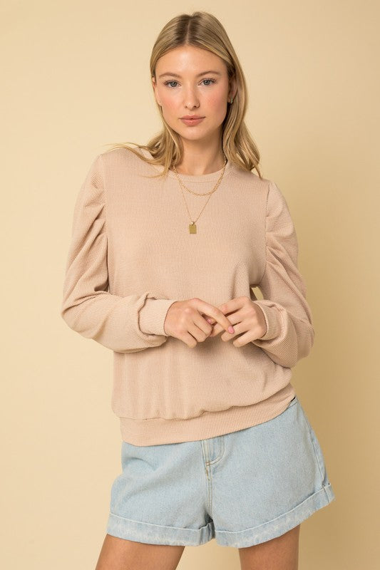 Load image into Gallery viewer, Gilli Long Sleeve Top W/ Puff
