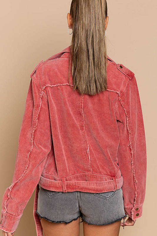 Load image into Gallery viewer, POL Corduroy Rider Jacket
