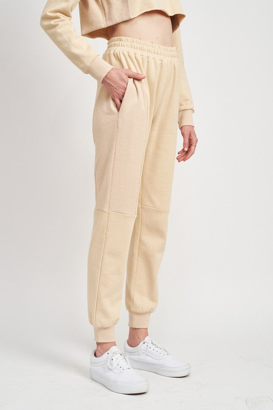 Emory Park RIB CONTRAST JOGGER PANTS