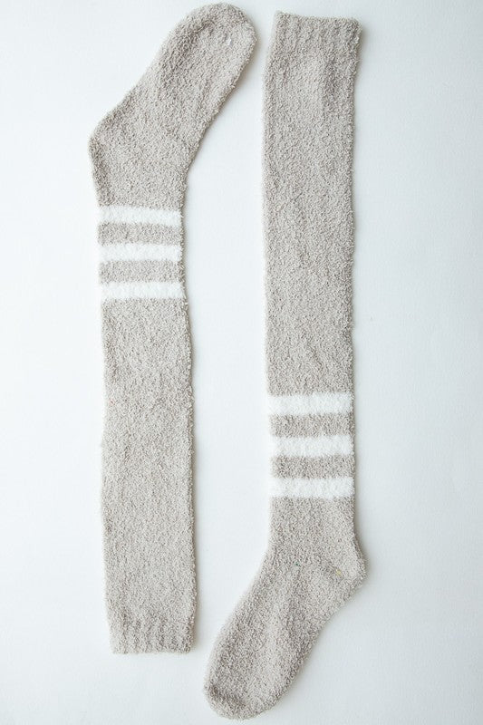 Leto Knee-High Boucle Socks