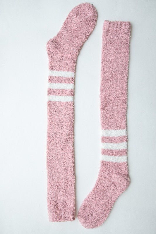 Leto Knee-High Boucle Socks