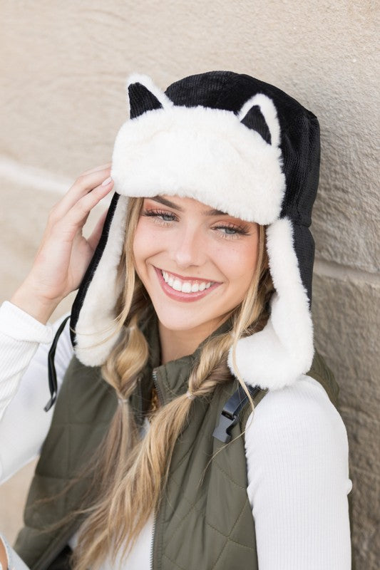 Load image into Gallery viewer, Aili&amp;#39;s Corner Kitten Ear Trapper Hat
