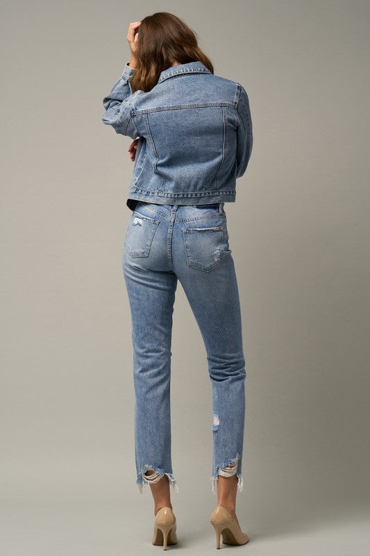 Insane Gene HIGH RISE PREMIUM STRAIGHT JEANS