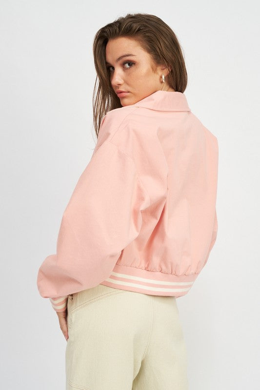 Pretty in Pink|Bomber Jacket — High Society Boutique New Arrivals