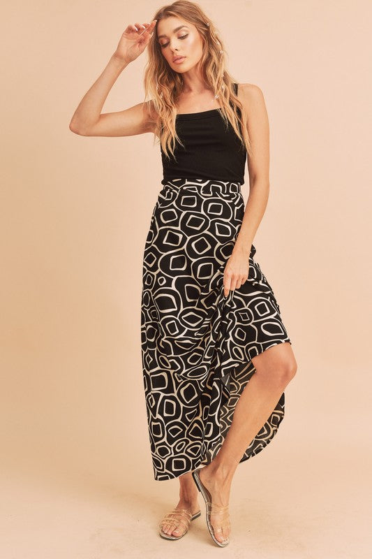 Aemi + Co Olive Maxi Skirt