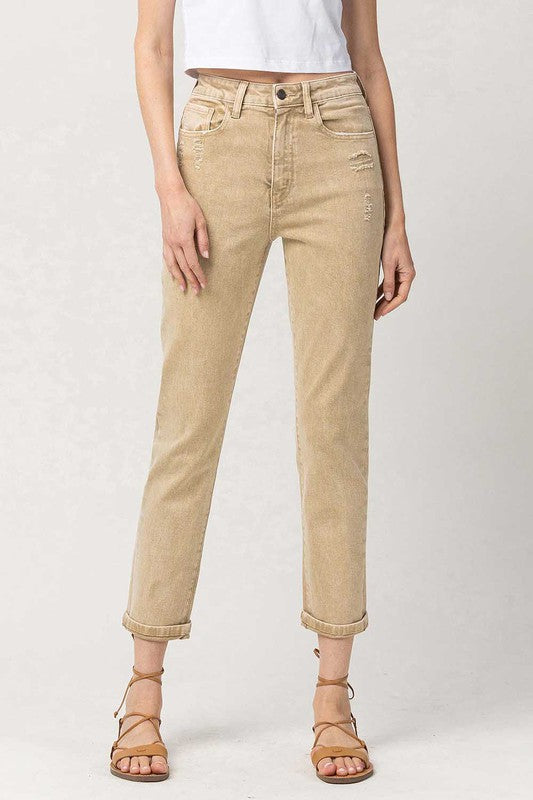 VERVET by Flying Monkey Super High Rise Mom Jeans