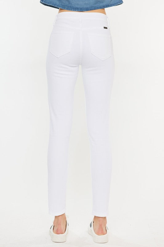 Kan Can High Rise Ankle Skinny Jeans