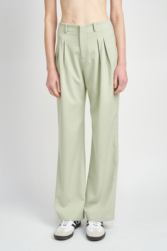 Emory Park HIGH WAIST PLEATED PANTS