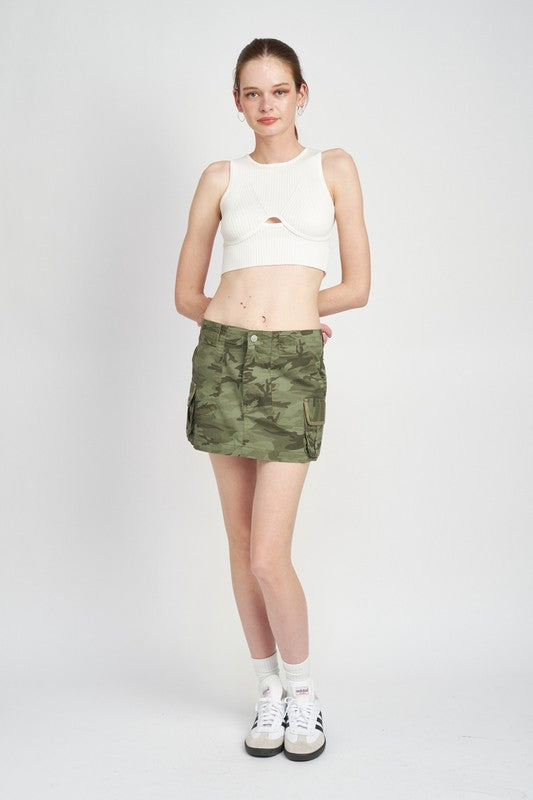 Emory Park CARGO MINI SKIRT