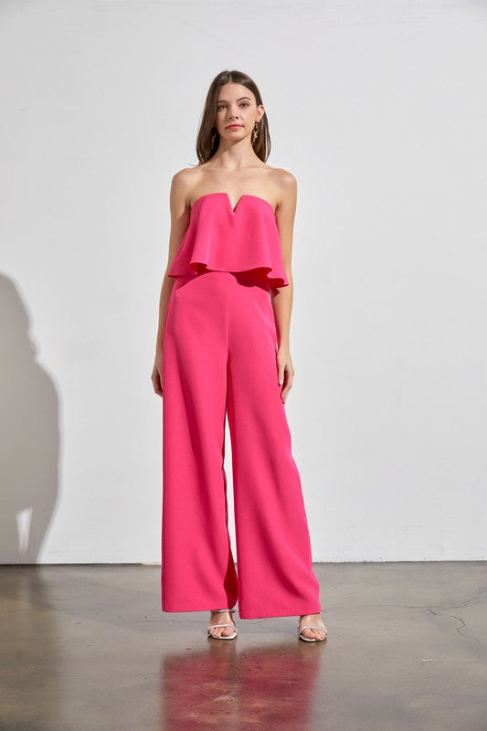 Do + Be Collection Junior Off Shoulder Jumpsuit