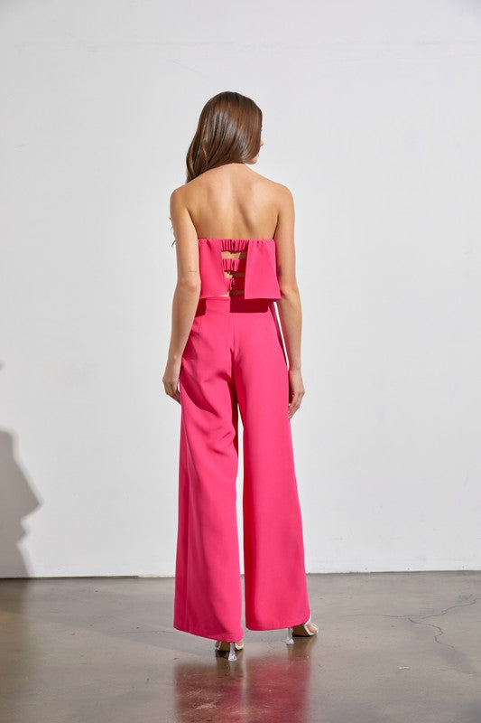 Do + Be Collection Junior Off Shoulder Jumpsuit