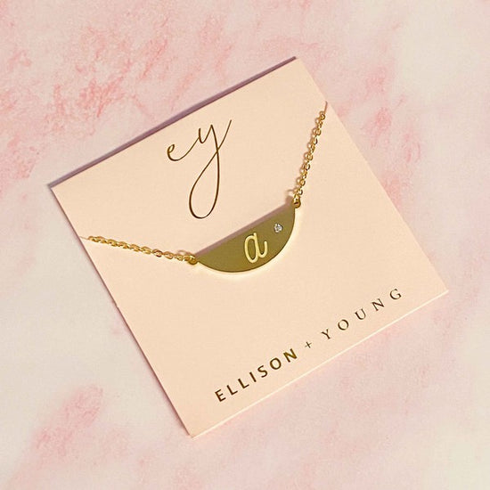 Ellison and Young Hamilton Sphere Initial Necklace