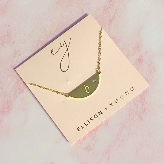 Ellison and Young Hamilton Sphere Initial Necklace