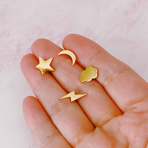 Ellison and Young Love The Sky Stud Earrings Set