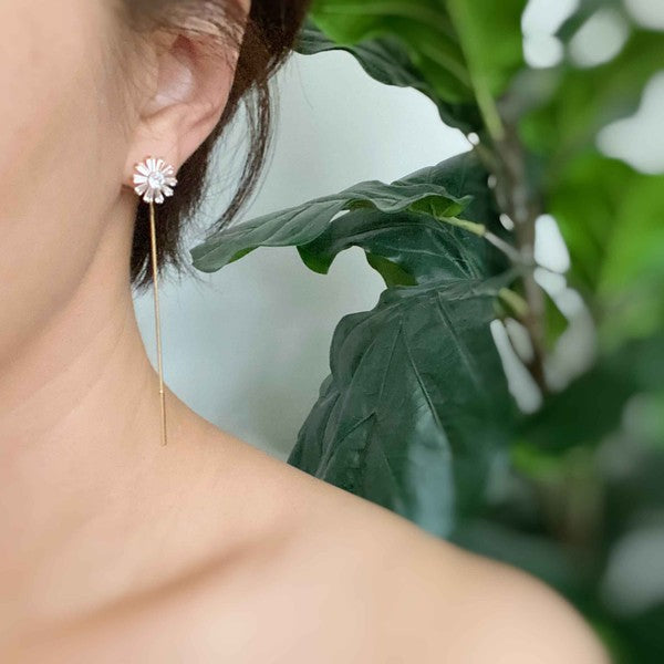 Load image into Gallery viewer, Ellison and Young Edelweiss Backdrop Earrings
