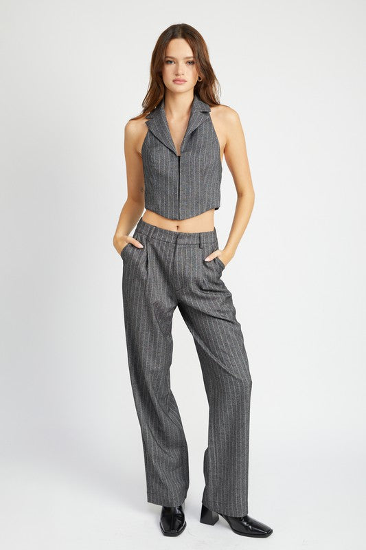 Emory Park LOOSE FIT PINSTRIPE PANTS