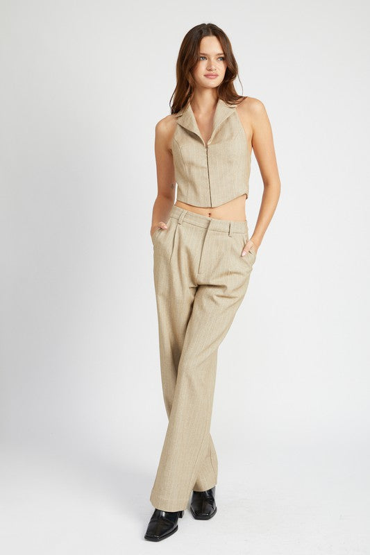 Emory Park LOOSE FIT PINSTRIPE PANTS