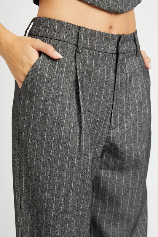 Emory Park LOOSE FIT PINSTRIPE PANTS