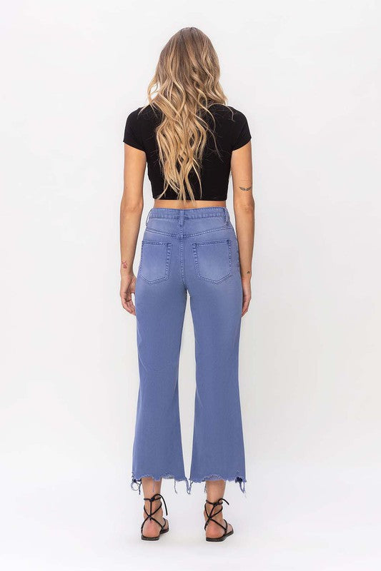 VERVET by Flying Monkey 90"s Vintage Crop Flare Jeans