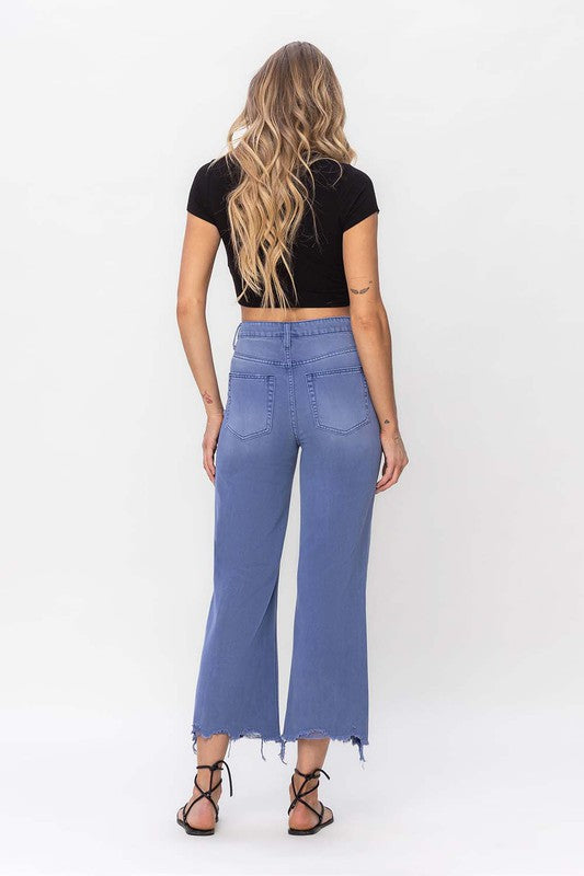 VERVET by Flying Monkey 90"s Vintage Crop Flare Jeans