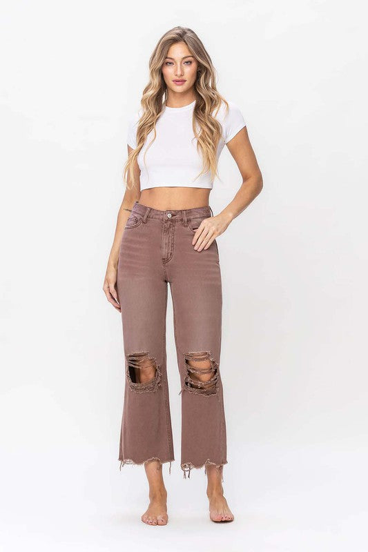 VERVET by Flying Monkey 90S VINTAGE CROP FLARE JEAN