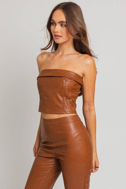 Load image into Gallery viewer, LE LIS Corset Tube Top
