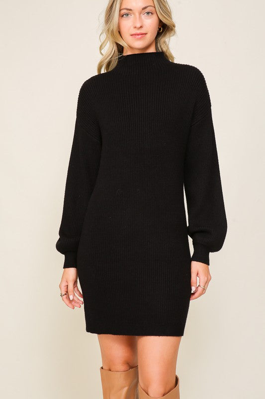 Lumiere Long Sleeve Sweater Dress