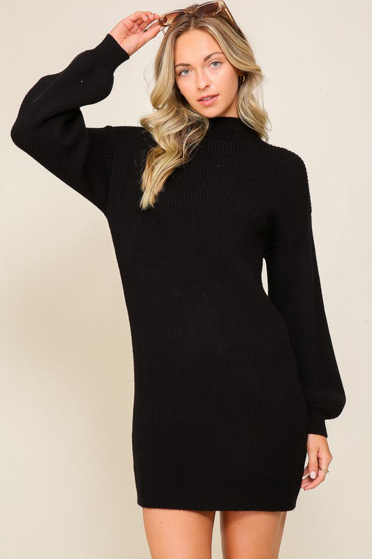 Lumiere Long Sleeve Sweater Dress