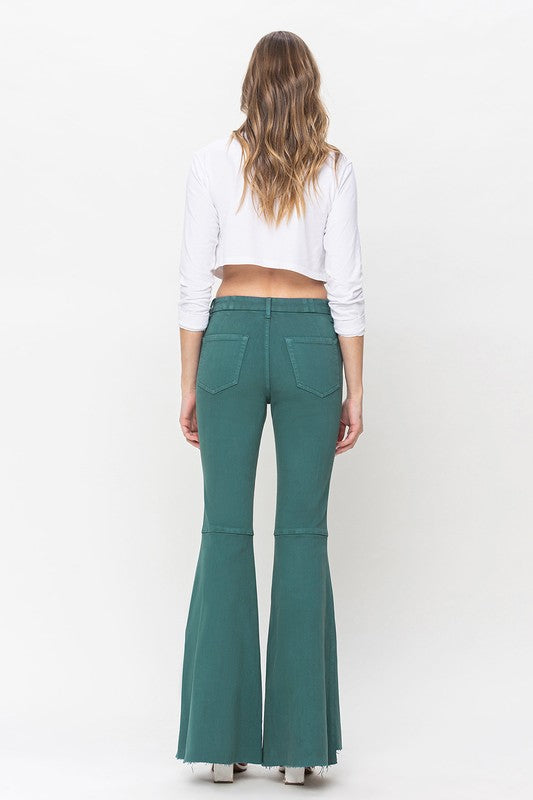 VERVET by Flying Monkey Super High Rise Wide Leg Jeans