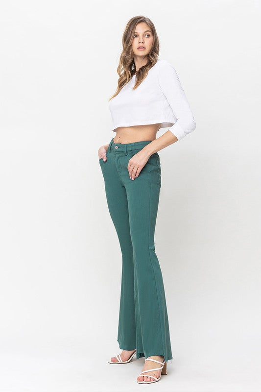 VERVET by Flying Monkey Super High Rise Wide Leg Jeans