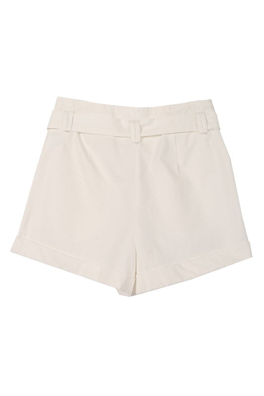 Lilou High Waisted Belted Shorts