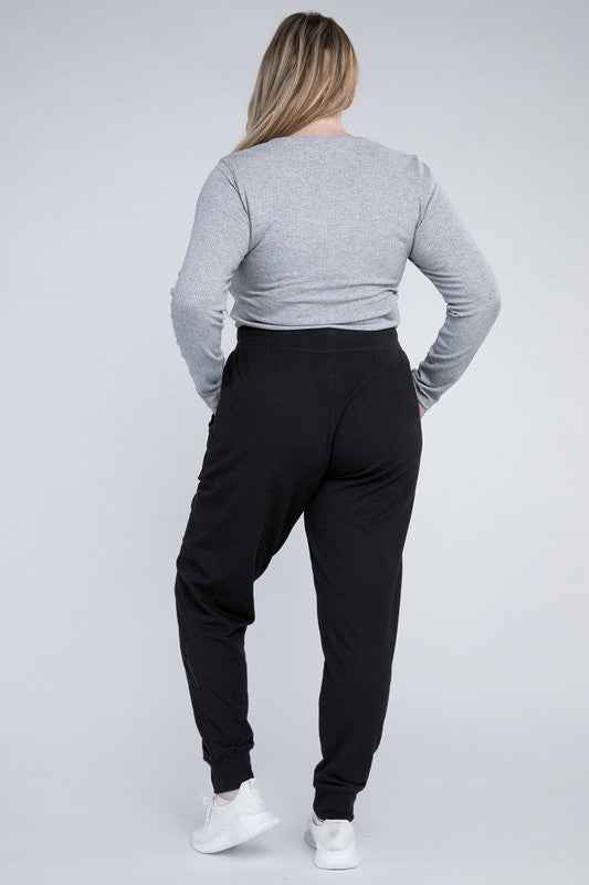 Ambiance Plus-Size Jogger Pants