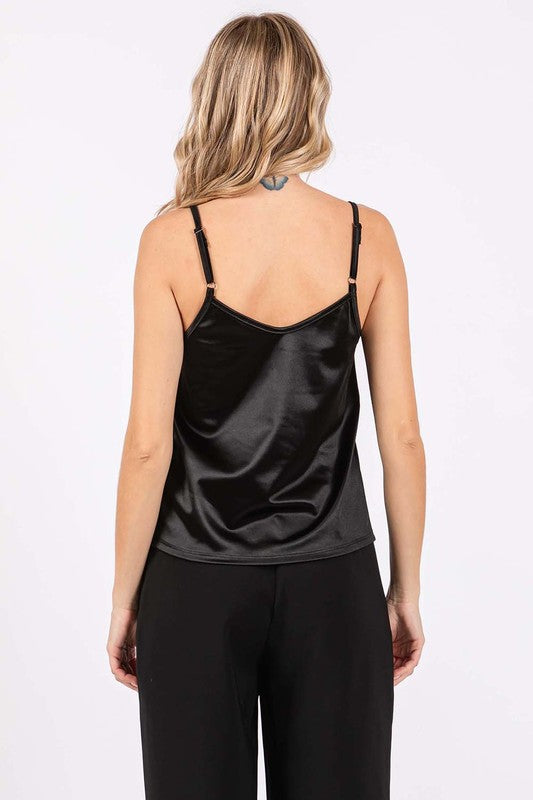 GeeGee Satin Tank Top