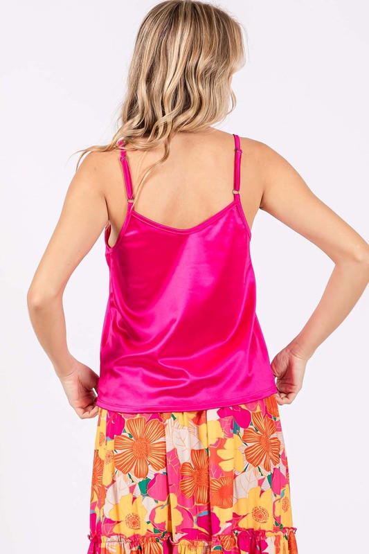 GeeGee Satin Tank Top