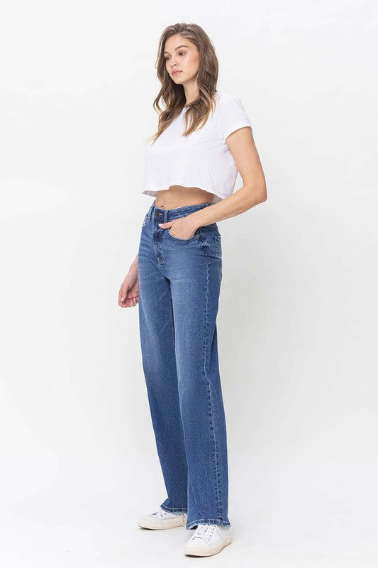 VERVET by Flying Monkey 90's High Rise Loose Fit Jeans