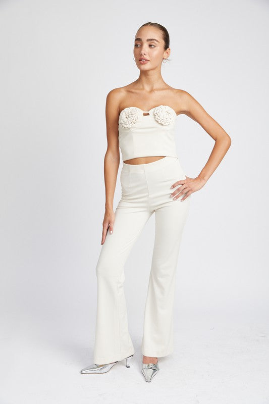 Emory Park HIGH WAIST FLARED PANTS