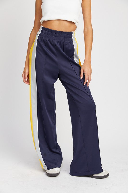Elastic Waist Colorblock Pants  Best jeans for women, Pants for women, Track  pants women