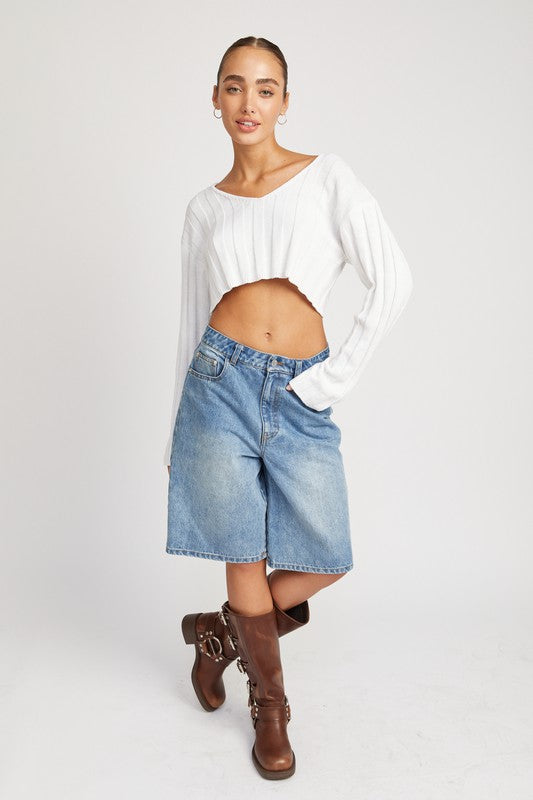 Emory Park DENIM BERMUDA SHORTS