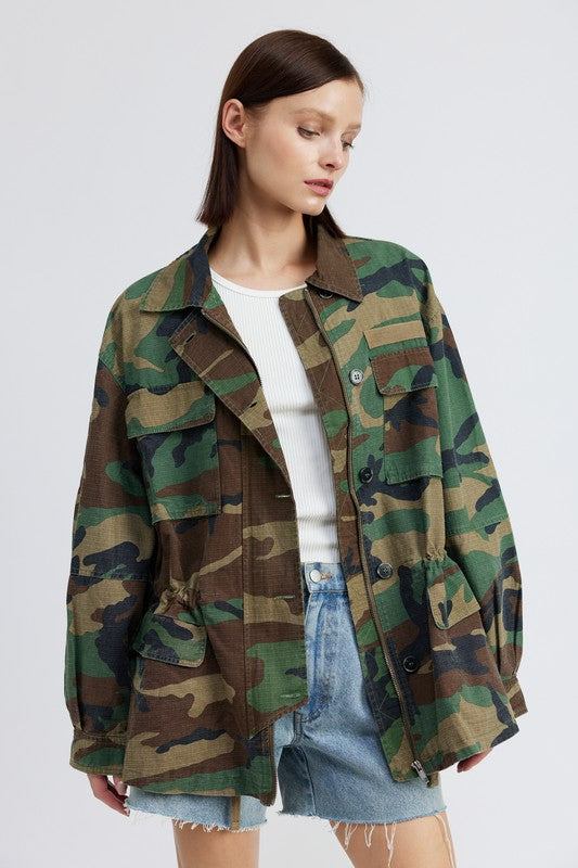 Emory Park CAMO OVERSIZED JACKET