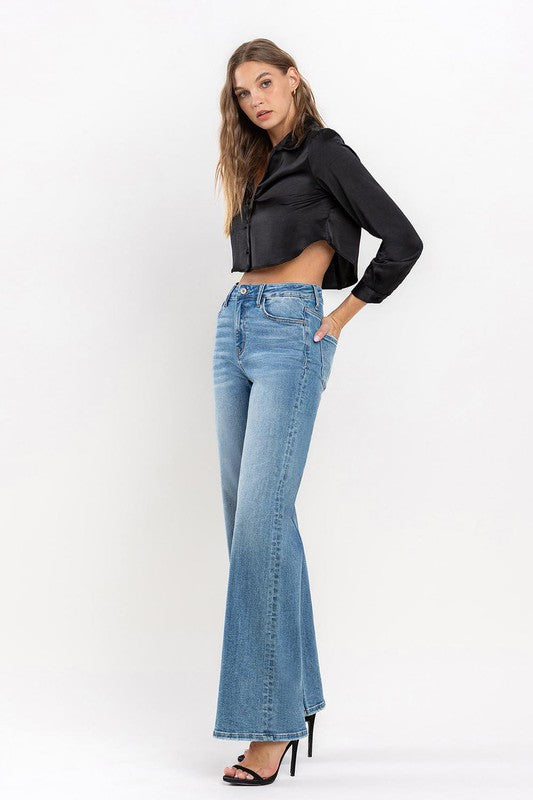 VERVET by Flying Monkey High Rise Wide Leg Jeans