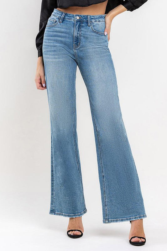 VERVET by Flying Monkey High Rise Wide Leg Jeans