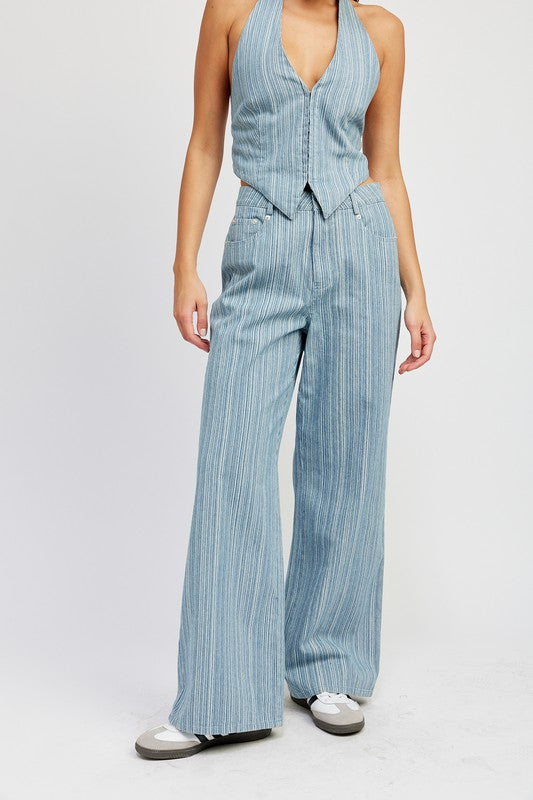 Emory Park MID RISE WIDE LEG PANTS