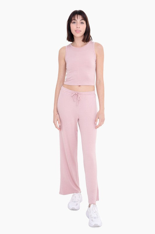 Load image into Gallery viewer, Mono B Mid-Rise Lounge Terry Pant
