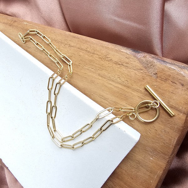 Spiffy & Splendid Luxe Gold Paperclip Chain - 18in